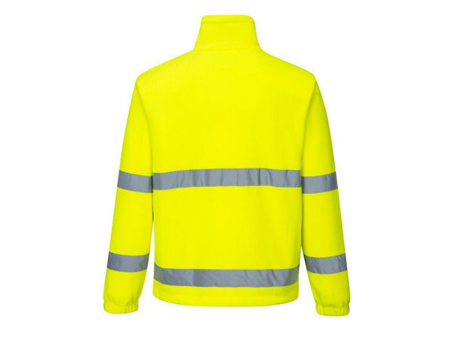 Fleecetröja Hi-vis PW F250 gul 3XL